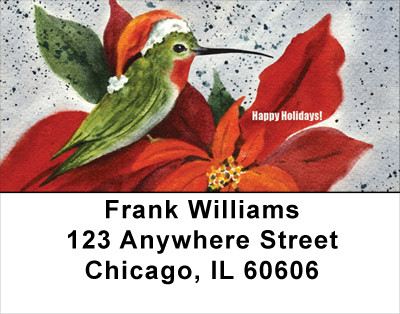 Hummingbird Holidays Address Labels | LBXMS-44