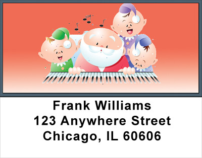 Musical Holiday Cheer Address Labels | LBXMS-48