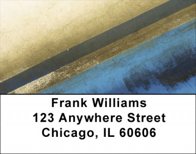 Geometric Grunge Address Labels | LBZABS-17