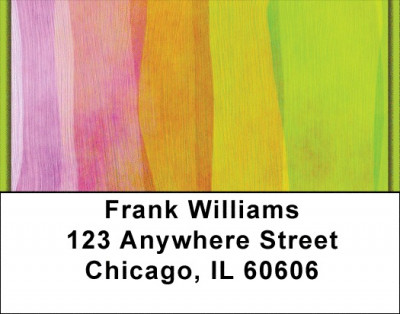 Pastel Brushstrokes Address Labels | LBZABS-53