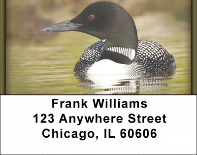 Nesting Loons Address Labels | LBZANJ-02