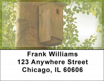 Bird Houses Address Labels | LBZANK-19