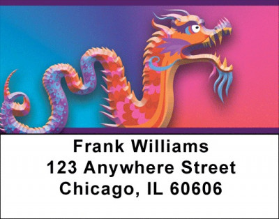 Magic Dragons Address Labels | LBZANK-33