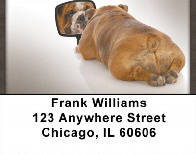 Bulldogs Address Labels | LBZDOG-04