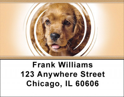 Cocker Spaniels Address Labels | LBZDOG-13