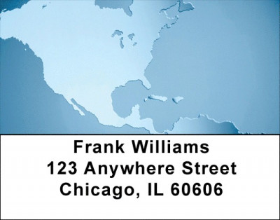 Maps Of All Colors Address Labels | LBZFUN-24