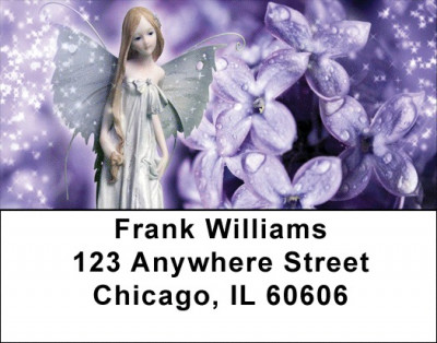 Spring Flower Fairies Address Labels | LBZFUN-36