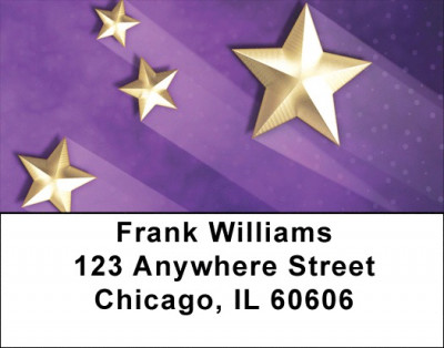 Bright Shining Stars Address Labels | LBZGEO-89