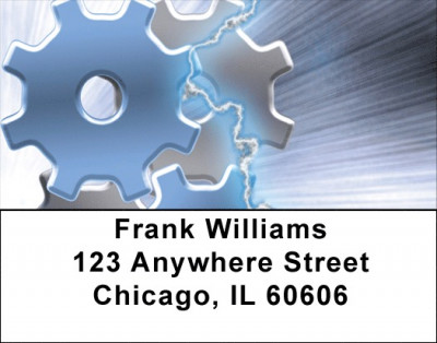 Geared Up Address Labels | LBZGEP-20
