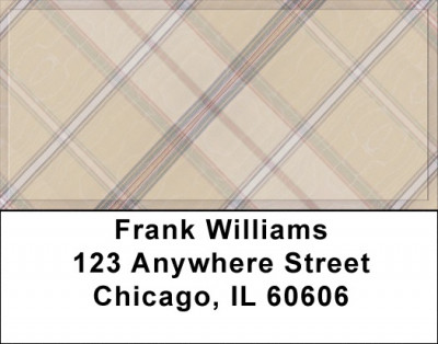 Soft Plaids Address Labels | LBZGEP-32