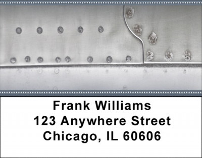 Warbirds Vingtage Metals Address Labels | LBZMIL-11