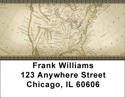 Historical North America Address Labels | LBZMIL-15