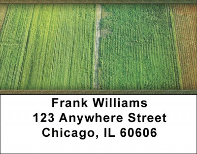 Fields Of Green Address Labels | LBZNAT-27