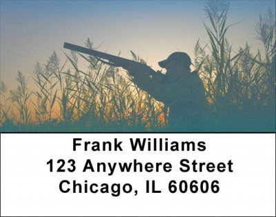 Hunting At Sunset Address Labels | LBZPRO-37