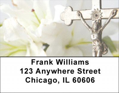 Christian Symbols Address Labels | LBZREL-10