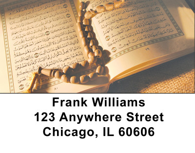 Muslim - Koran And Child Address Labels | LBZREL-28