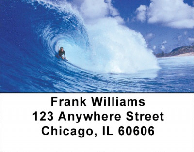 Surfs Up Address Labels | LBZSCE-41