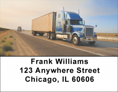 Big Pete Trucks Address Labels | LBZTRA-17