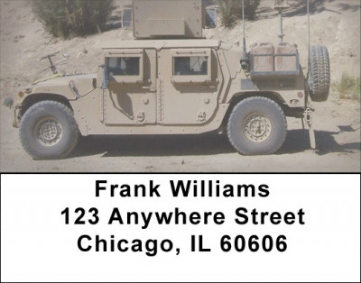 Hummers and Humvees Address Labels | LBZTRA-22
