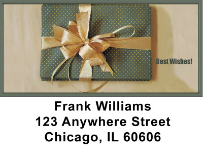 Best Wishes Address Labels | LBZXMS-36