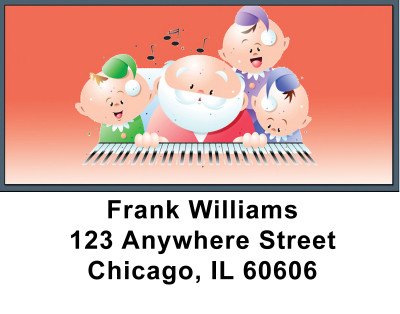 Musical Holiday Cheer Address Labels | LBZXMS-48