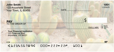 Desert Cactus Personal Checks | NAT-39