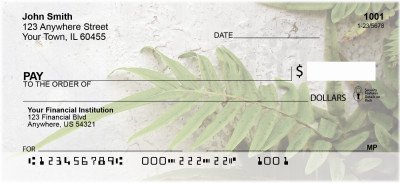 Fern On Walls Personal Checks | NAT-46