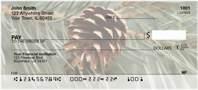 Pinecones Personal Checks | NAT-54