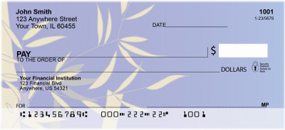 Bamboo Blues Personal Checks | NAT-55