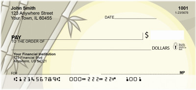 Bamboo Sunrise Personal Checks | NAT-59
