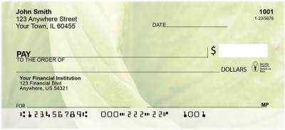 Foliage Abstract Personal Checks | NAT-60