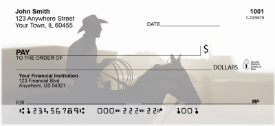 Dusty Cowboys Personal Checks | PRO-27