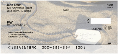 Give Peace A Chance Personal Checks | PRO-36