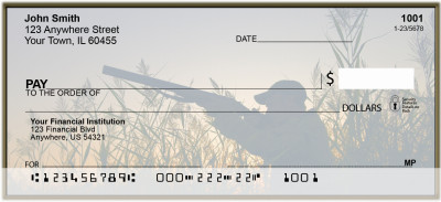Hunting At Sunset Personal Checks | PRO-37