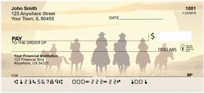 Working Cowboys Personal Checks | QBA-11