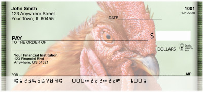 Cocky Roosters Personal Checks | QBA-59