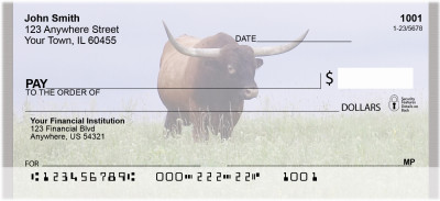 Longhorns Personal Checks | QBB-14