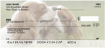 Cavalier St. Charles Personal Checks | QBB-37