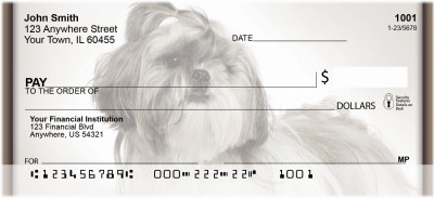 Shih Tzu Portraits Personal Checks | QBB-95