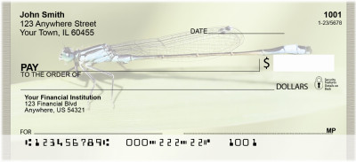 Dragonflies Close Up Personal Checks | QBC-07