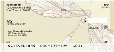 Dragonfly Daze Personal Checks | QBC-08