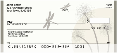 Dragonfly Sunrise Personal Checks | QBC-10