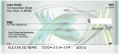 Artistic Fish Symbols Personal Checks | QBC-27