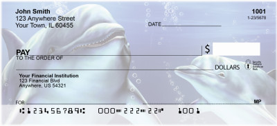 Friendly Dolphins Personal Checks | QBC-33