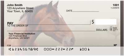 Horse Portraits Personal Checks | QBC-65