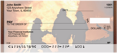 Heroic Firefighters Personal Checks | QBD-75