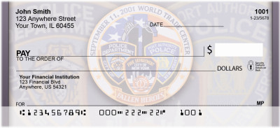 Fallen Heroes Personal Checks | QBE-05