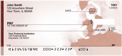 Passionate Spanish Dancer Personal Checks | QBE-63