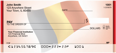 Belgium Flag Personal Checks | QBF-40