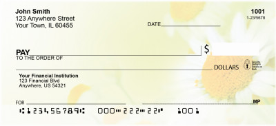 Dreamy Daisies Personal Checks | QBG-43